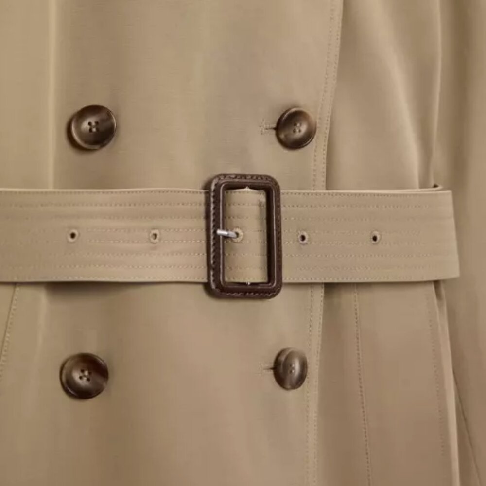 Zara Belted Trench Coat - Picture 7 of 9